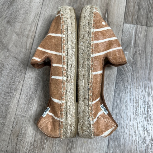 Soludos Genuine Calf Hair Espadrilles Size 8 - Picture 6 of 13